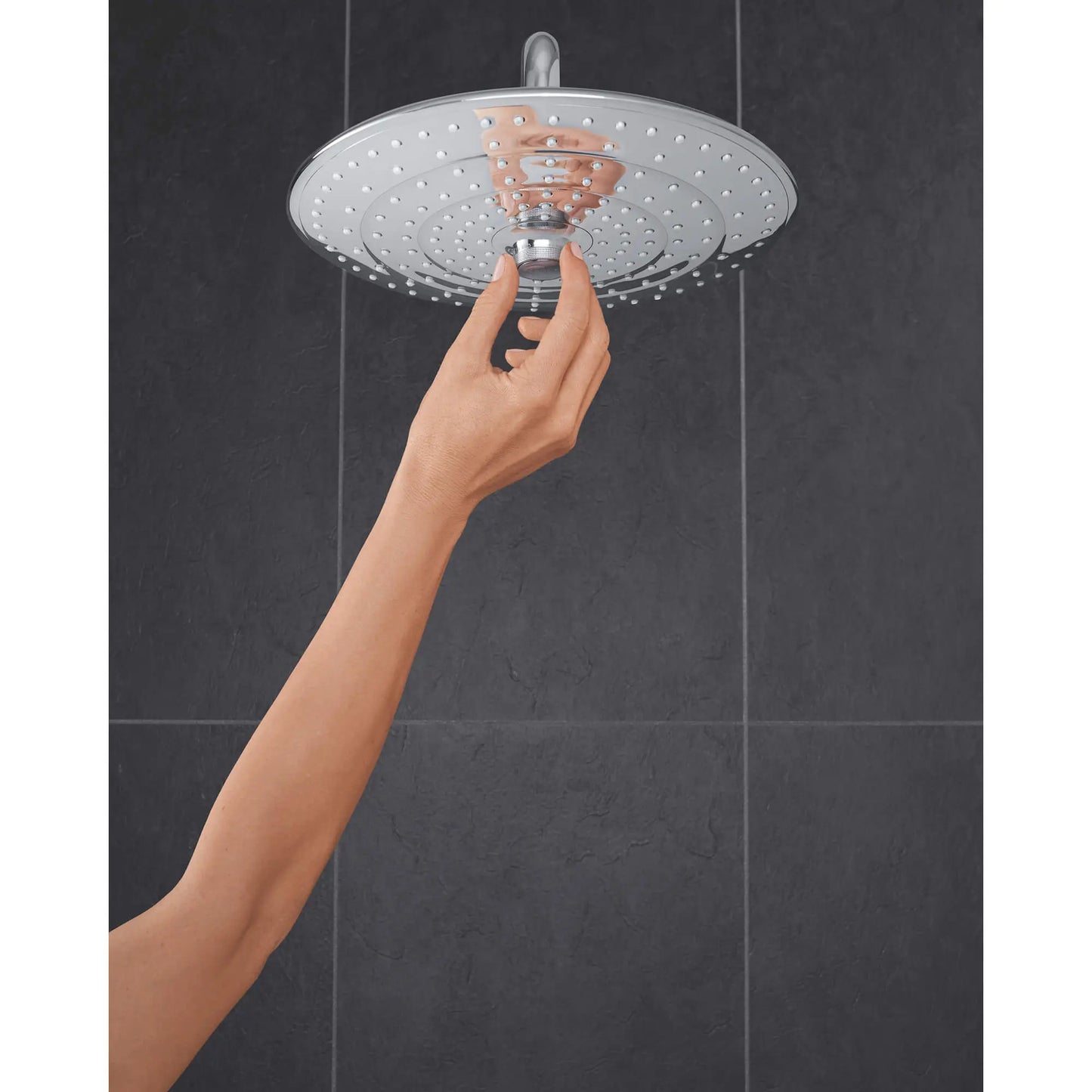 GROHE 26457000 Euphoria 260 Shower Head, 10" - 3 Sprays, 2.5 gpm - Chrome
