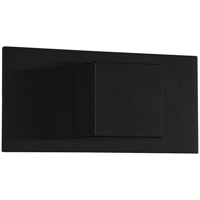 ARTOS F903A-56TKBK Square Progressive Pressure Balance Mixer Trim Kit with Letterbox Plate Matte Black