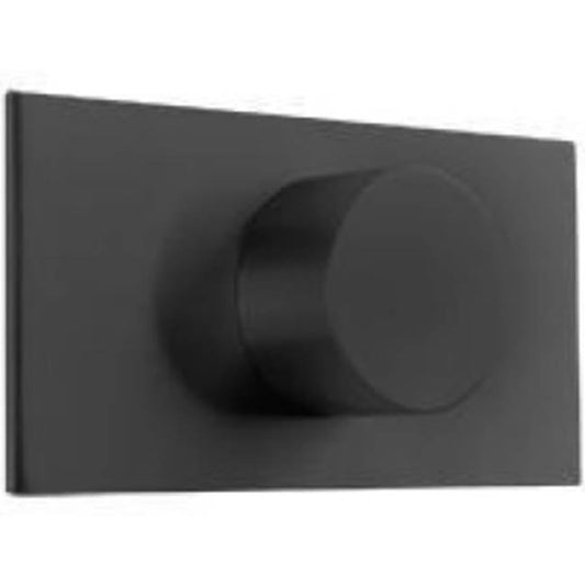 ARTOS F903A-57TKBK Square and Round Progressive Pressure Balance Mixer Trim Kit with Letterbox Plate Matte Black