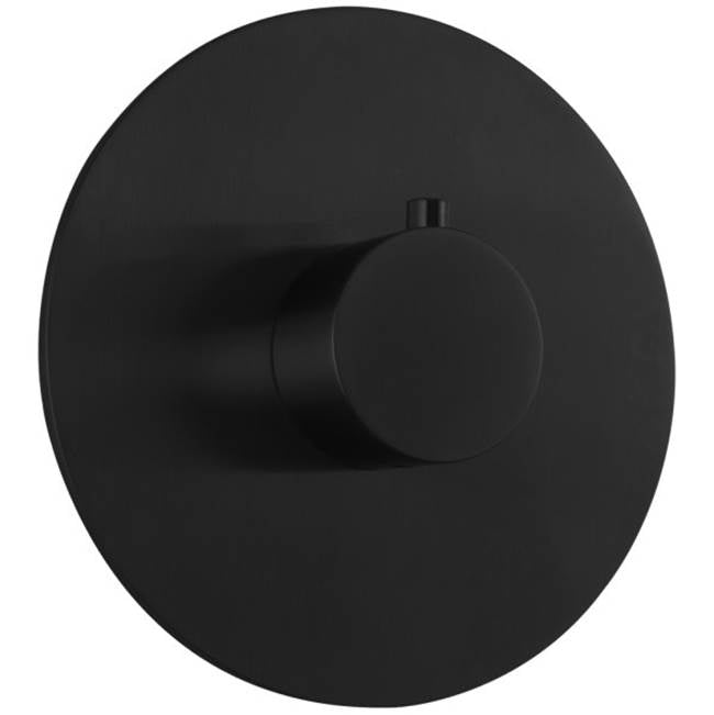 ARTOS F904A-5TKBK Round Thermostat Trim Kit Matte Black