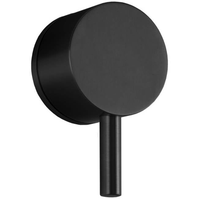 ARTOS F906A-10TKBK Round Volume Control Trim Kit with Equal Plate and Lever Matte Black