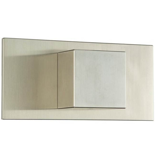 ARTOS F906A-6TKBN Square Volume Control Trim Kit with Letterbox Plate Brushed Nickel
