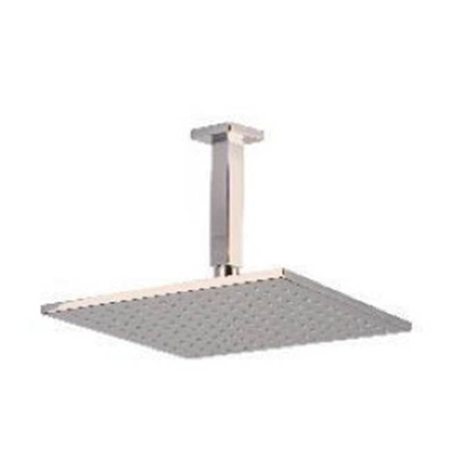 ARTOS F907-51BN 10" Shower Rainhead Ceiling Mount 4.75" Arm SQU Brushed Nickel