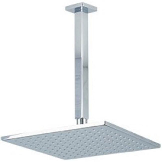 ARTOS F907-52CH 10" Shower Rainhead Ceiling Mount 9.5" Arm SQU Chrome