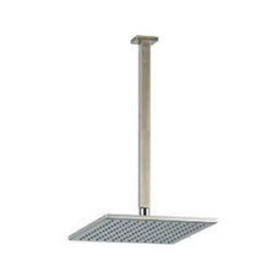 ARTOS F907-53BN 10" Shower Rainhead Ceiling Mount 14" Arm SQU Brushed Nickel