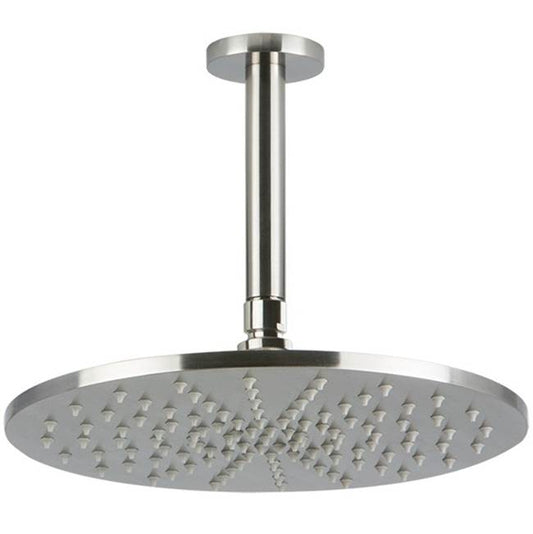 ARTOS F907-61BN 10" Shower Rainhead Ceiling Mount 4.75" Arm RND Brushed Nickel