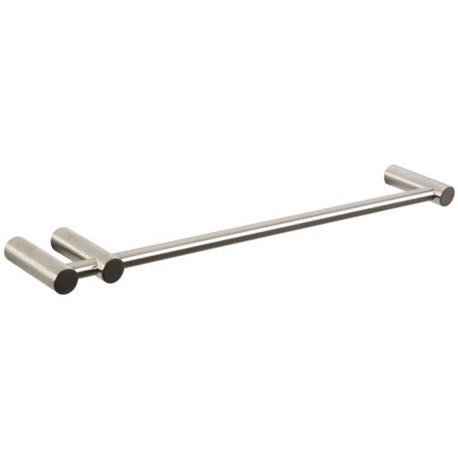 ARTOS LT11BN Loft 18" Double Post Towel Bar RND Brushed Nickel