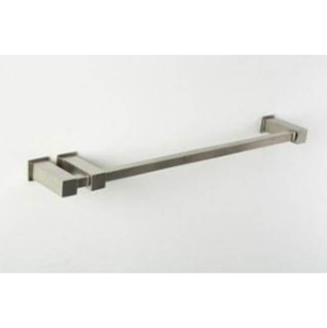 ARTOS LT54BN Loft 18" Double Post Towel Bar SQU + SQU Escutcheon Brushed Nickel