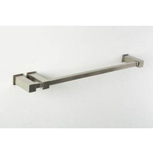 ARTOS LT54BN Loft 18" Double Post Towel Bar SQU + SQU Escutcheon Brushed Nickel