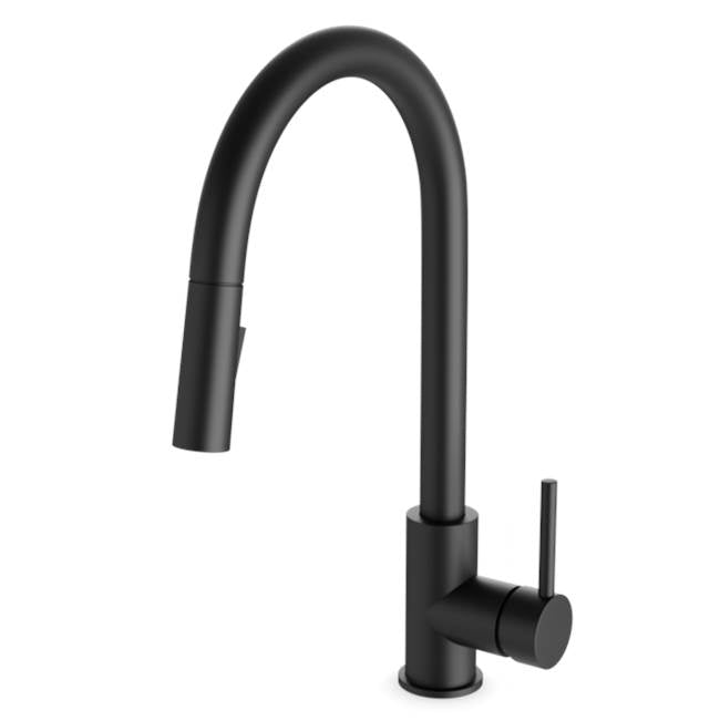 ARTOS F100137BK Trova Modern Kitchen Faucet with Pulldown Spray Matte Black