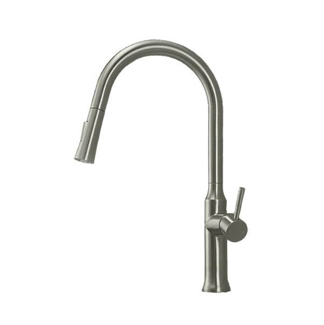 ARTOS F100139BN Trova Transitional Kitchen Faucet with Pulldown Spray Brushed Nickel