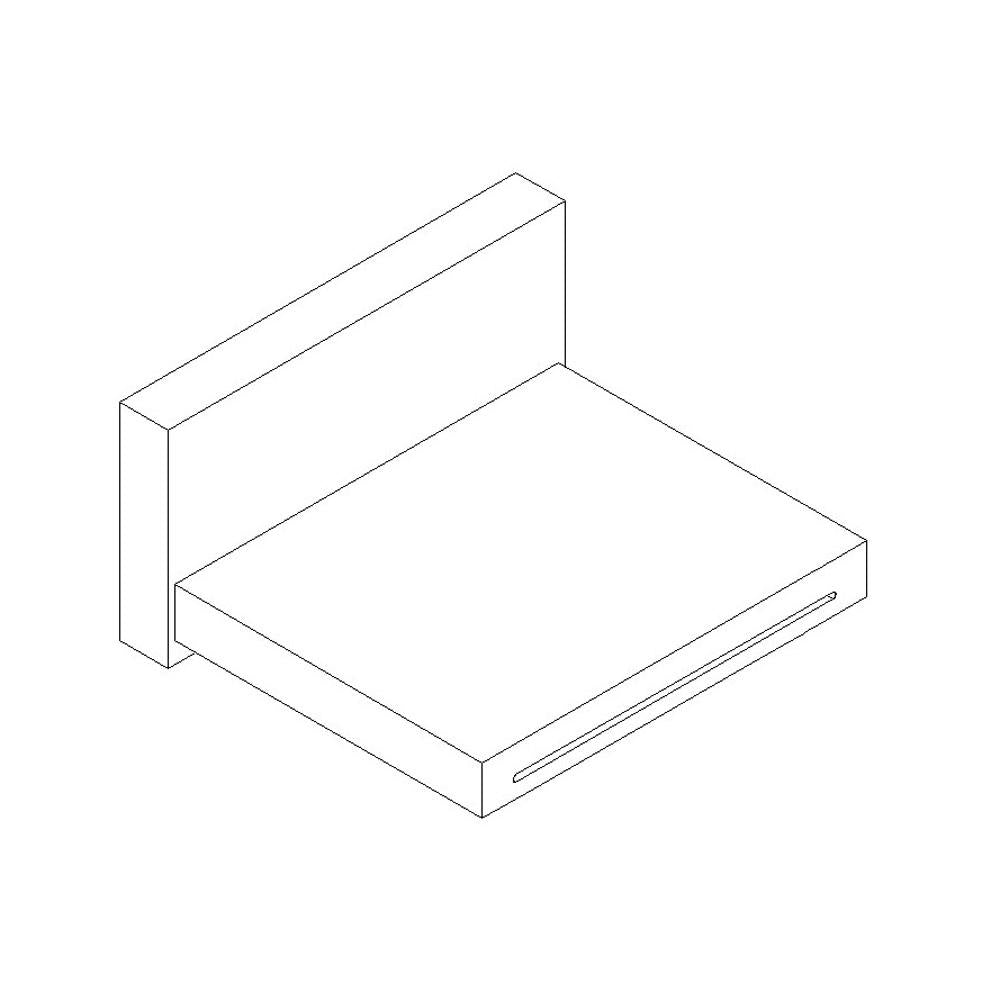 ARTOS F202-1CH Quarto In Wall Tub Spout Chrome