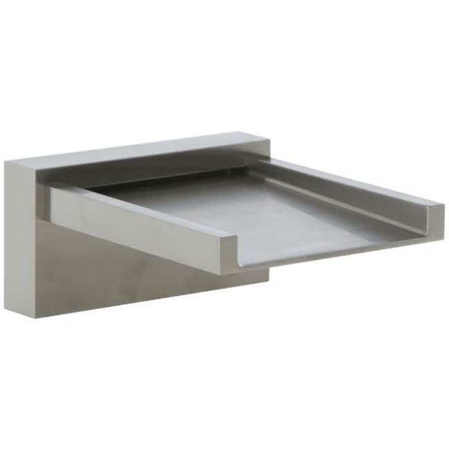 ARTOS F202ALT-8BN Quarto Deck Mount Open Waterfall Alternative Tub Filler Brushed Nickel