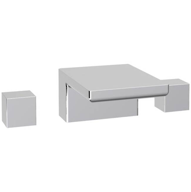 ARTOS F402-5CH Milan 3-Hole Deck Mount Tub Filler SQU Chrome