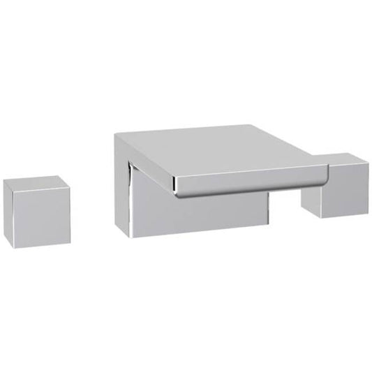 ARTOS F402-5CH Milan 3-Hole Deck Mount Tub Filler SQU Chrome