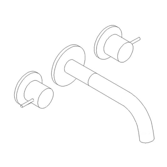 ARTOS F501-7-1BN Opera In Wall Lav Faucet Brushed Nickel