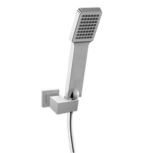 ARTOS F703-10CH Adjustable Flexible Hose Shower Kit with Integrated Water Outlet SQU Chrome