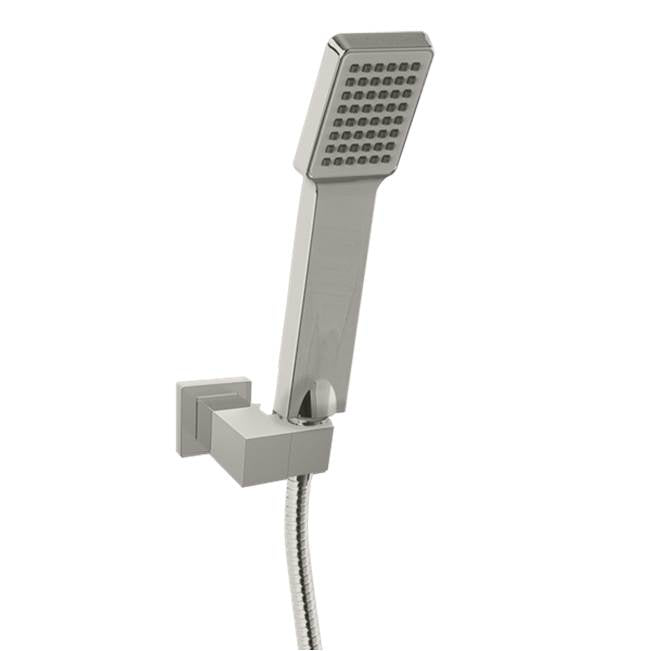 ARTOS F703-10BN Adjustable Flexible Hose Shower Kit with Integrated Water Outlet SQU Brushed Nickel