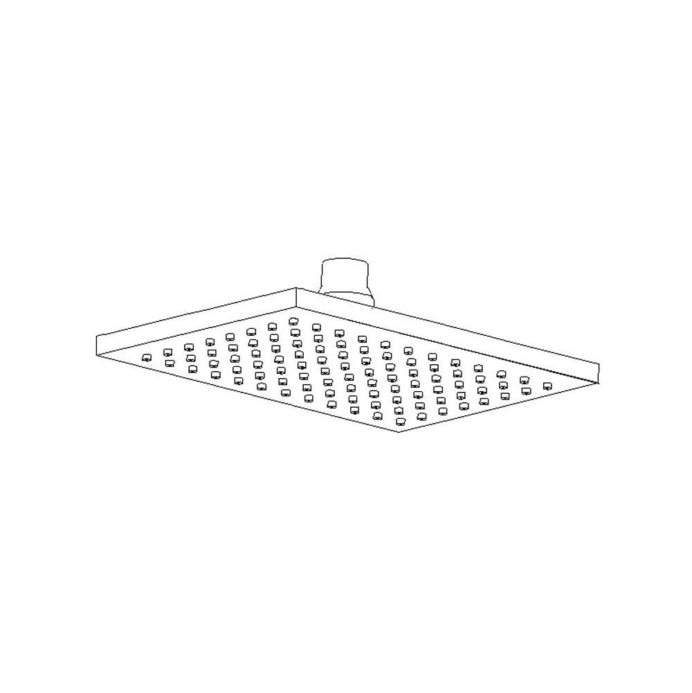 ARTOS F901-5BN 8" Shower Rainhead SQU Brushed Nickel