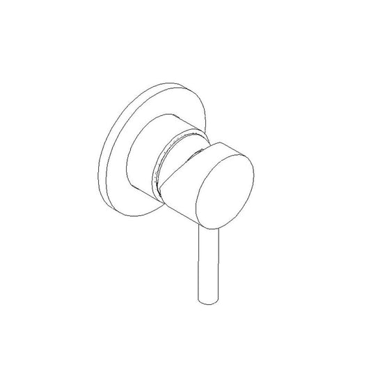 ARTOS F903-12TKBN Opera Pressure Balance Mixer Trim Kit Brushed Nickel