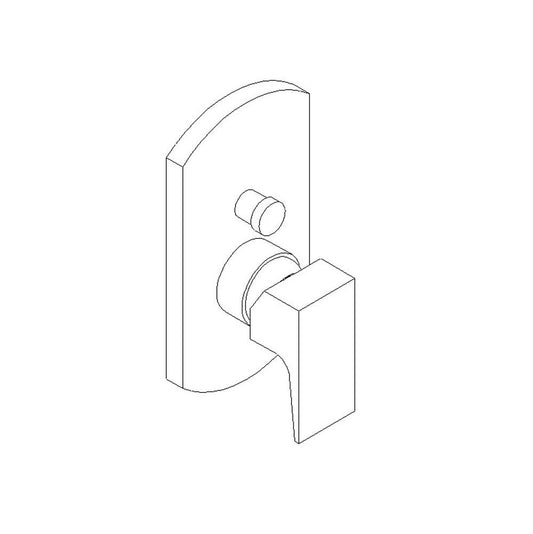 ARTOS F903-8TKCH Safire Pressure Balance Mixer with diverterTrim Kit Chrome