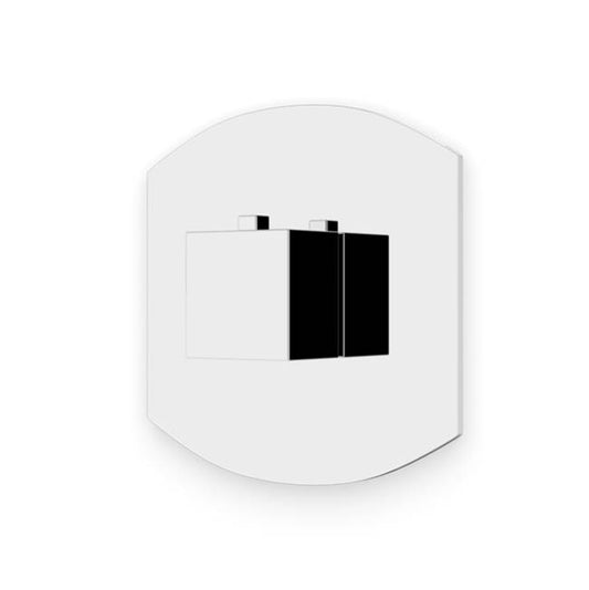 ARTOS F904A-13TKCH Transitional Thermostat Trim Kit Chrome