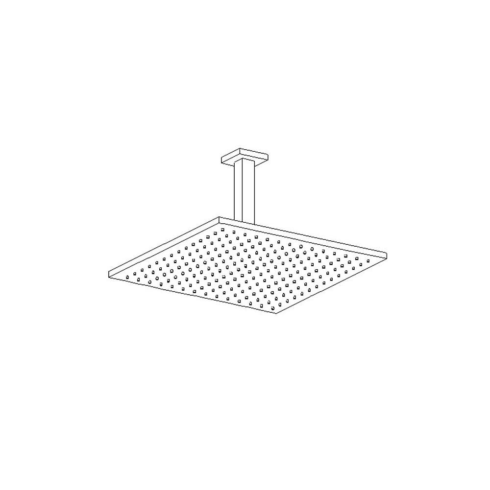 ARTOS F907-12/5CH 12" Shower Rainhead Ceiling Mount, 4.75" Arm, Chrome