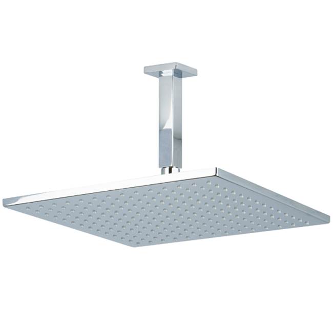 ARTOS F907-12/5BK 12" Shower Rainhead Ceiling Mount, 4.75" Arm, Black