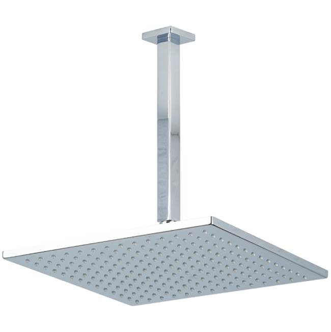 ARTOS F907-12/9BK 12" Shower Rainhead Ceiling Mount, 9.5" Arm, Matte Black