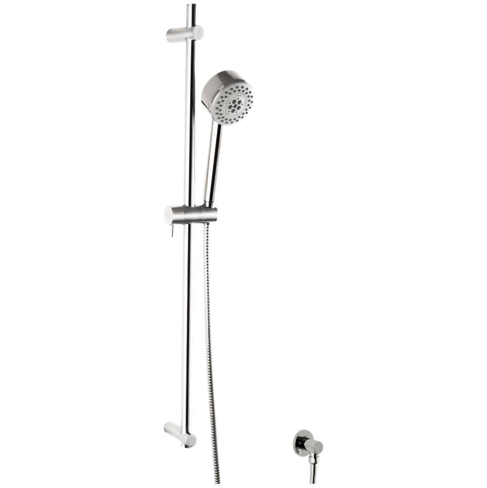 ARTOS F907-18CH Multi Function Flexible Hose Shower Kit with Slide Bar, Separate Water Outlet, Chrome