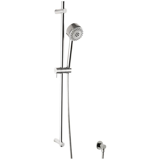 ARTOS F907-18CH Multi Function Flexible Hose Shower Kit with Slide Bar, Separate Water Outlet, Chrome