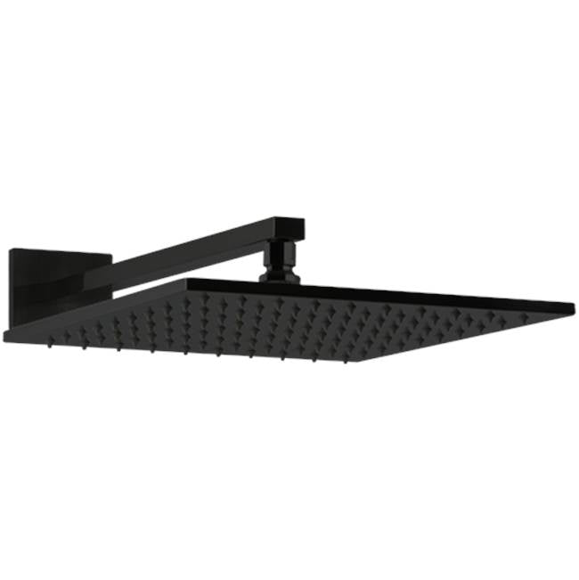 ARTOS F907-22BK 12" Shower Rainhead Wall Mount, Matte Black