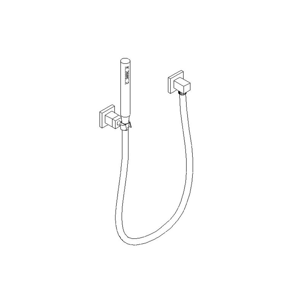 ARTOS F907-23BN Otella Flexible Hose Shower Kit with Separate Water Outlet, Brushed Nickel