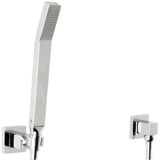 ARTOS F907-27BK Milan Flexible Hose Shower Kit with Separate Water Outlet, Black