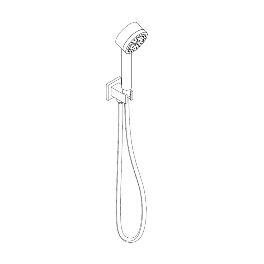 ARTOS F907-38BN Otella Five Function Flexible Hose Shower Kit, Brushed Nickel