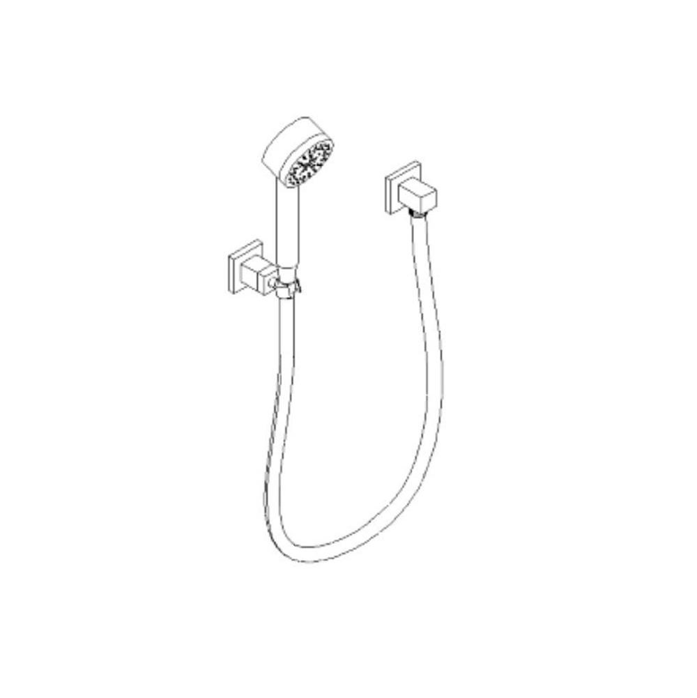 ARTOS F907-44CH Otella Five Function Flexible Hose Shower Kit, Separate Water Outlet Chrome