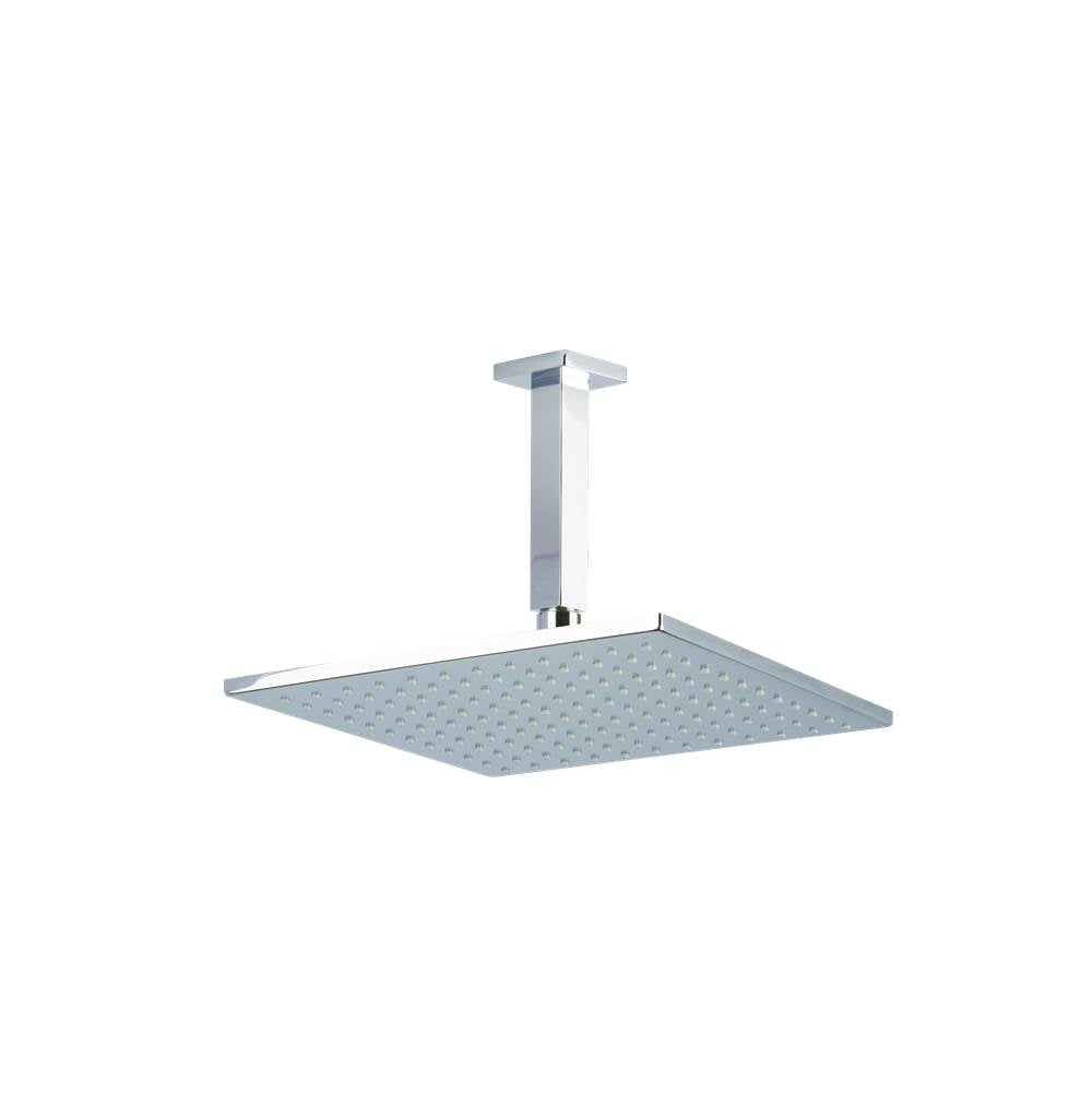 ARTOS F907-51CH 10" Shower Rainhead Ceiling Mount 4.75" Arm SQU Chrome