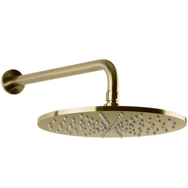 ARTOS F907-60SB 10" Shower Rainhead Wall Mount RND Satin Brass