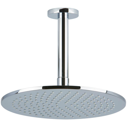 ARTOS F907-61CH 10" Shower Rainhead Ceiling Mount 4.75" Arm RND Chrome