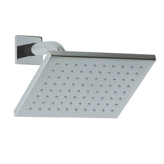 ARTOS F907-76BN 6" Shower Rainhead Wall Mount, Angled Arm, R+S Brushed Nickel