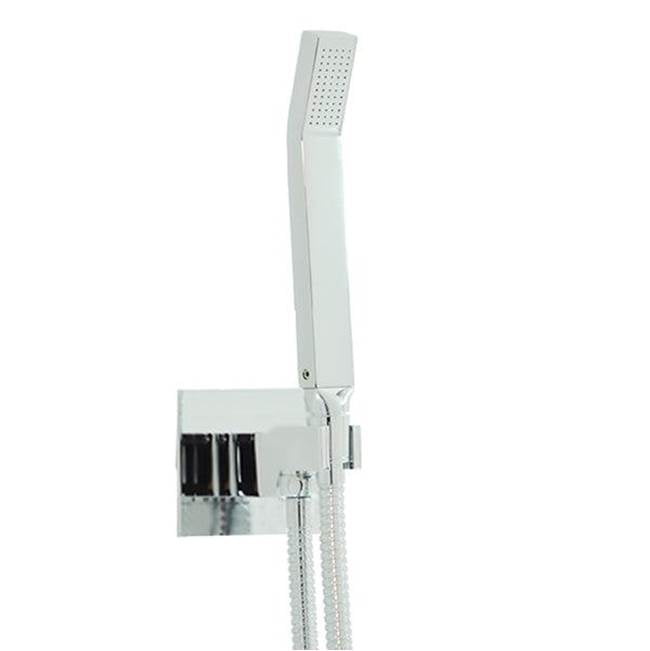 ARTOS F907-77BK Flexible Hose Shower Kit with Integrated Water Outlet R + S Matte Black