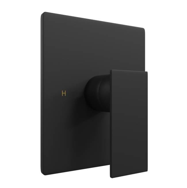 ARTOS F962SQTKBK Square Pressure Balance Mixer Trim Kit Matte Black