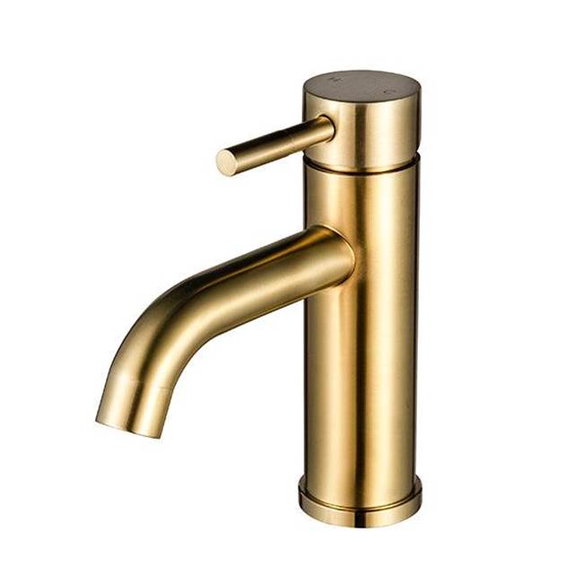 ARTOS FS308SB Round Single Hole Lavatory Faucet Satin Brass