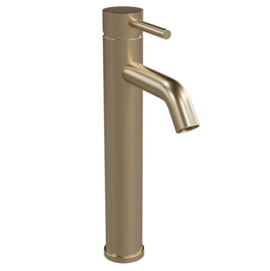 ARTOS FS308TSB Round Single Hole Vessel Lavatory Faucet Satin Brass