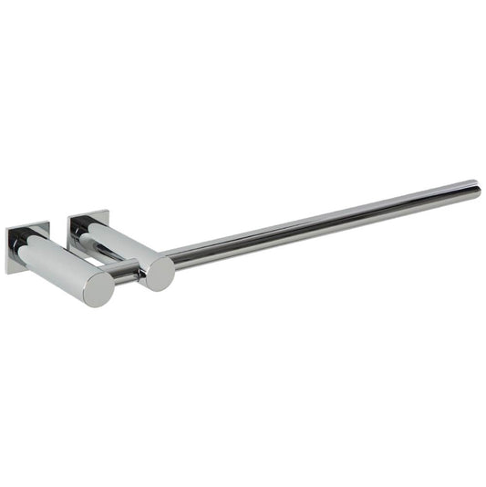 ARTOS LT22CH Loft 12" Towel Bar RND + SQU Escutcheon Chrome