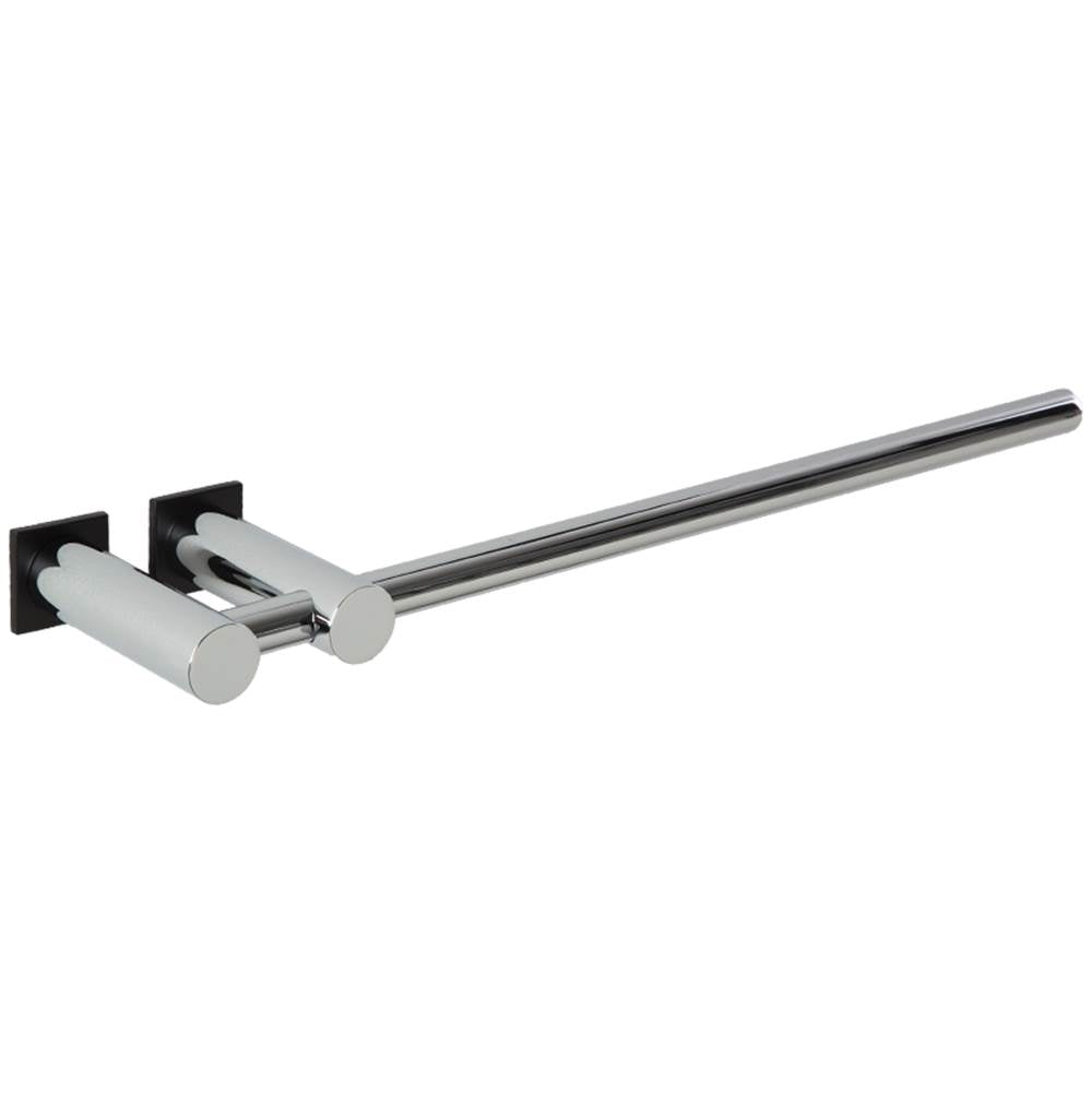 ARTOS LT22CHB Novi 12" Towel Bar Black/Chrome