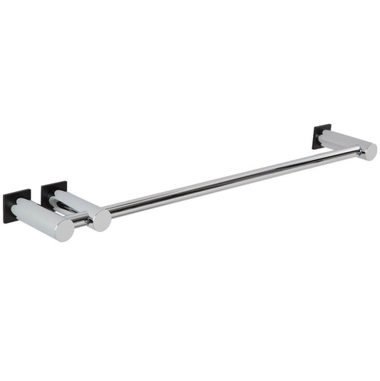 ARTOS LT24CHB Novi 18" Double Post Towel Bar Black/Chrome