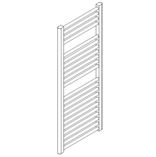 ARTOS M11145W-WH Denby Towel Warmer 44" x 18" Hardwired White