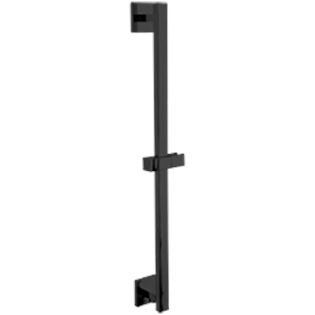 ARTOS F902-14BK Square Slide Rail with Outlet, Square Escutcheon, Black