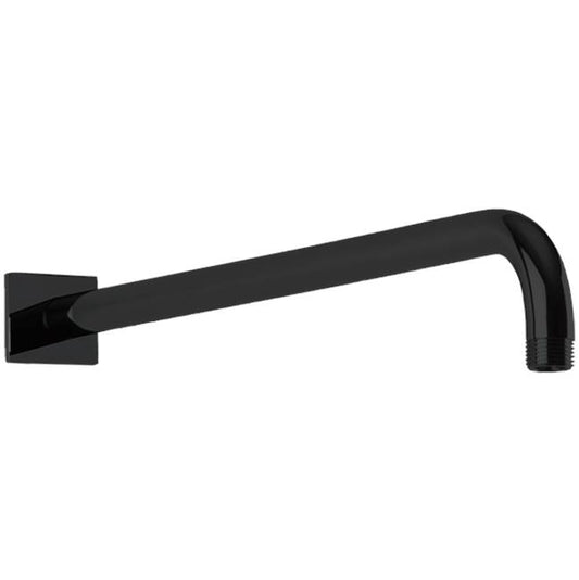 ARTOS F902-27BK Wall Mount Shower Arm R+S Escutcheon, Black
